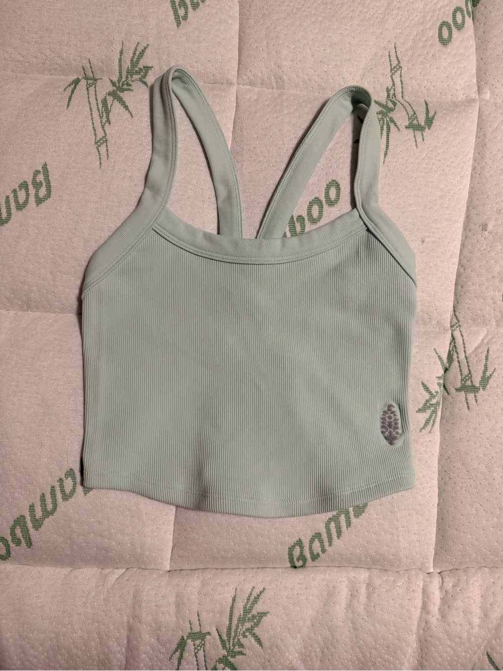 NWT FP Movement All Clear Solid Cami in Pistachio